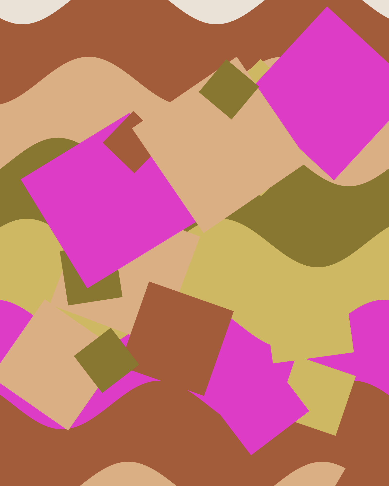 Helen Haines × Strategy +7.5% × EA shuts down BioWare. Flat shapes in colour, generated from the text on this page. JAEV, Content, 2026.